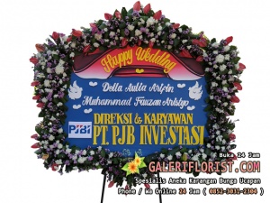 Bunga Papan Wedding Surabaya | PWSBY-03