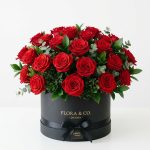 Bunga Box Mawar Red Premium Surabaya | BBSBY-01