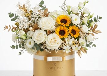 Flower Box Exclusive Gold Surabaya | BBSBY-05